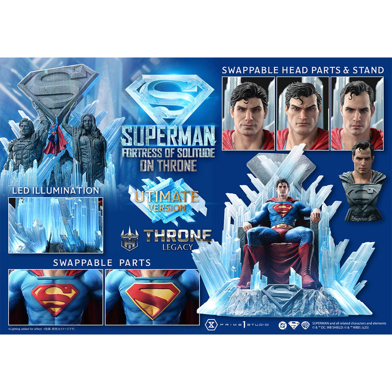Throne Legacy Superman (Comics) Superman Fortress of Solitude on Throne | DataBlitz