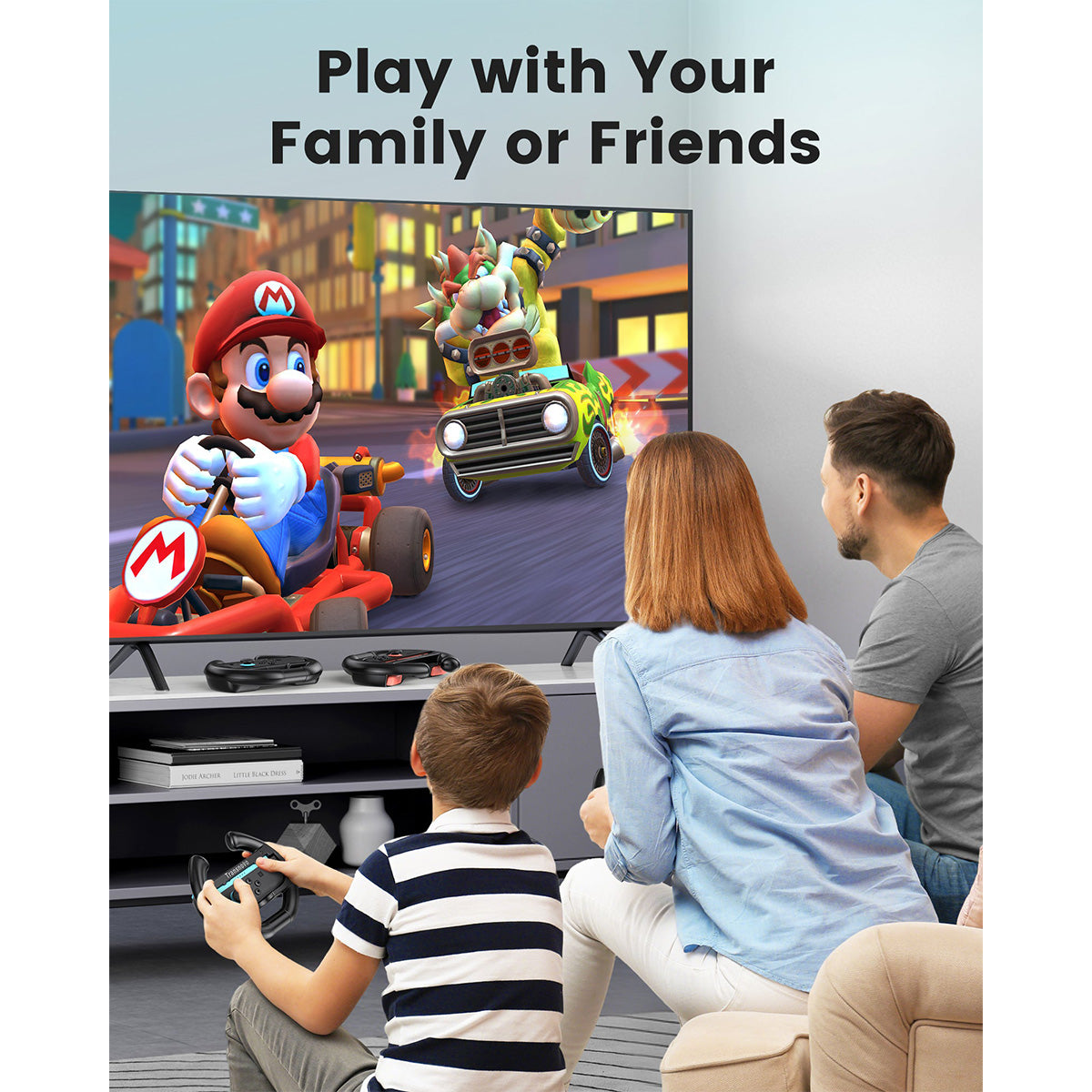 Transnovo Controller Steering Wheel for Nintendo Switch 2 Joy-Pad (NS2-GA02)