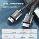 UGreen HDMI 2.1 Male To Male Cable - 3M (Gray) (HD135/80602)