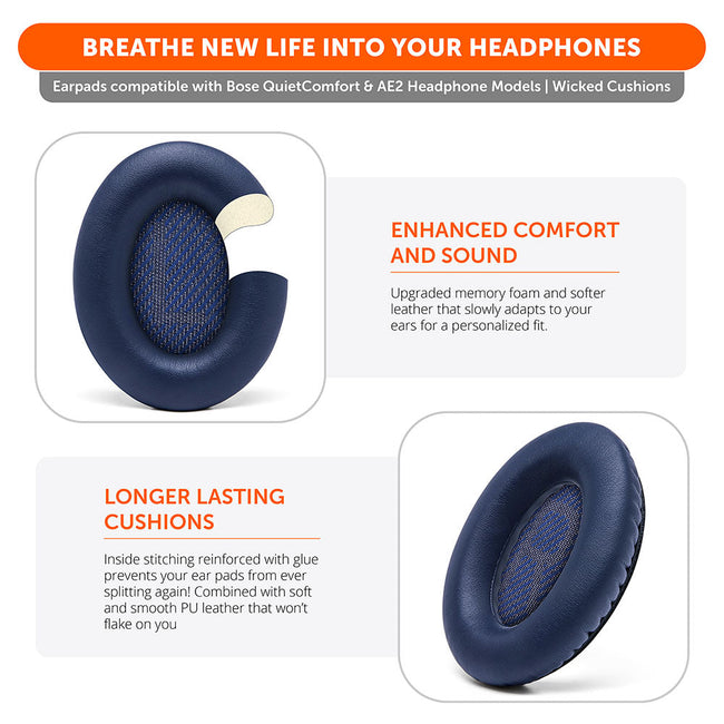 Wicked Cushions Bose QC 35 Replacement Ear Pads | DataBlitz