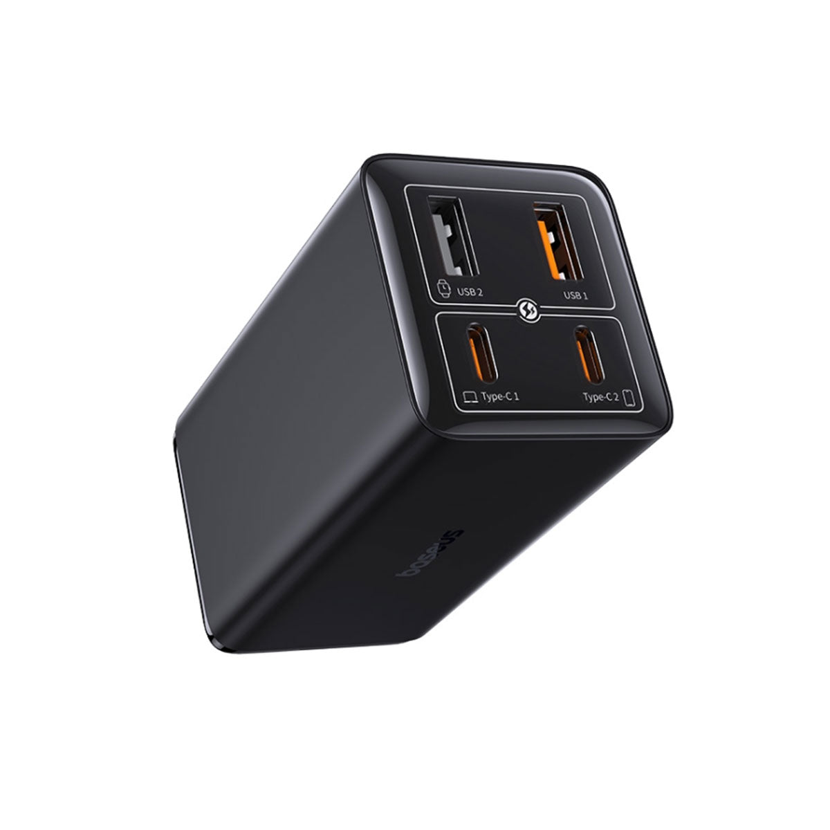 Baseus GaN6 Pro Fast Charger 2C+2U 65W (Cluster Black) (P10162702113-00)