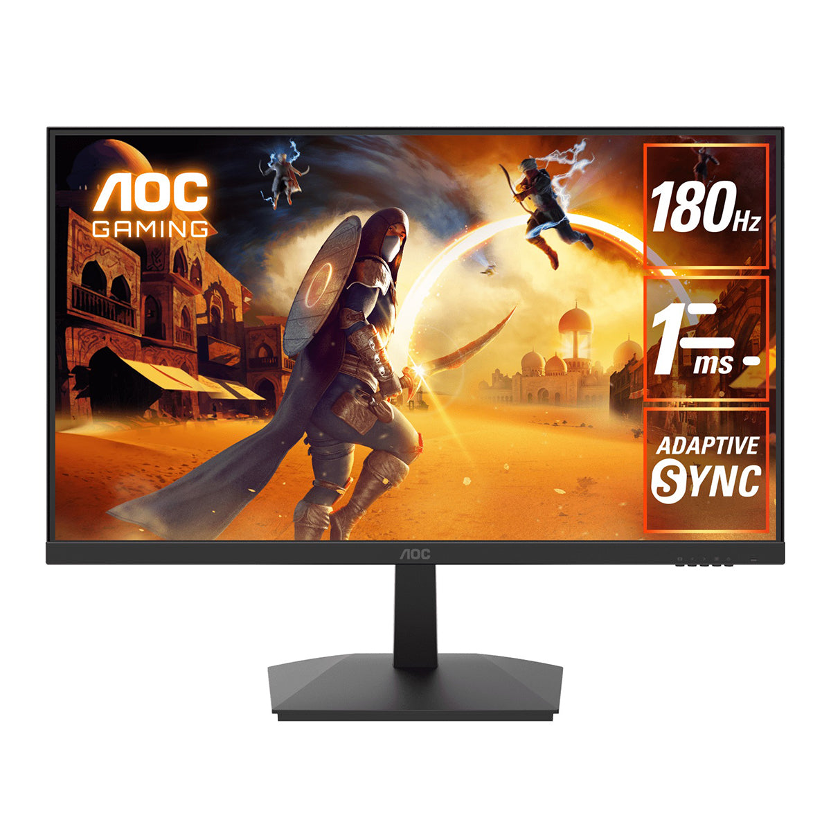 AOC 24G15N /71 23.8 FHD (1920X1080) 180Hz 1ms VA HDR10 Adaptive Sync Gaming Monitor (Black)