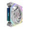 DarkFlash INF34 PWM ARGB Single Cooling Fan (Black, White)