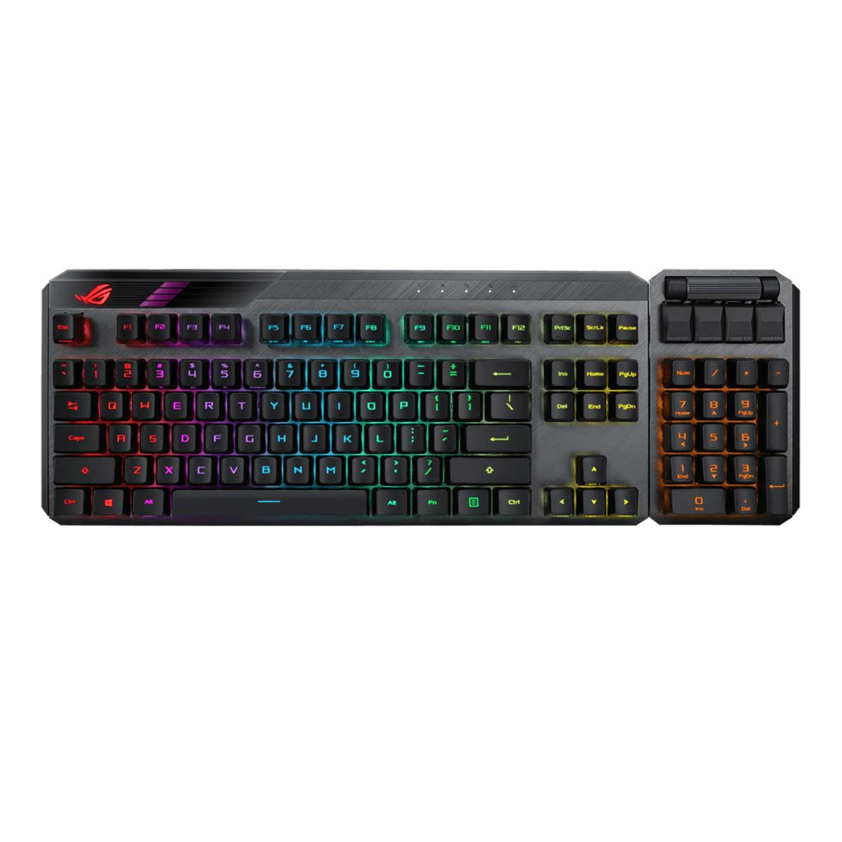 ASUS ROG CLAYMORE II WIRELESS OPTICAL MECHANICAL GAMING KEYBOARD (RED SWITCH) - DataBlitz