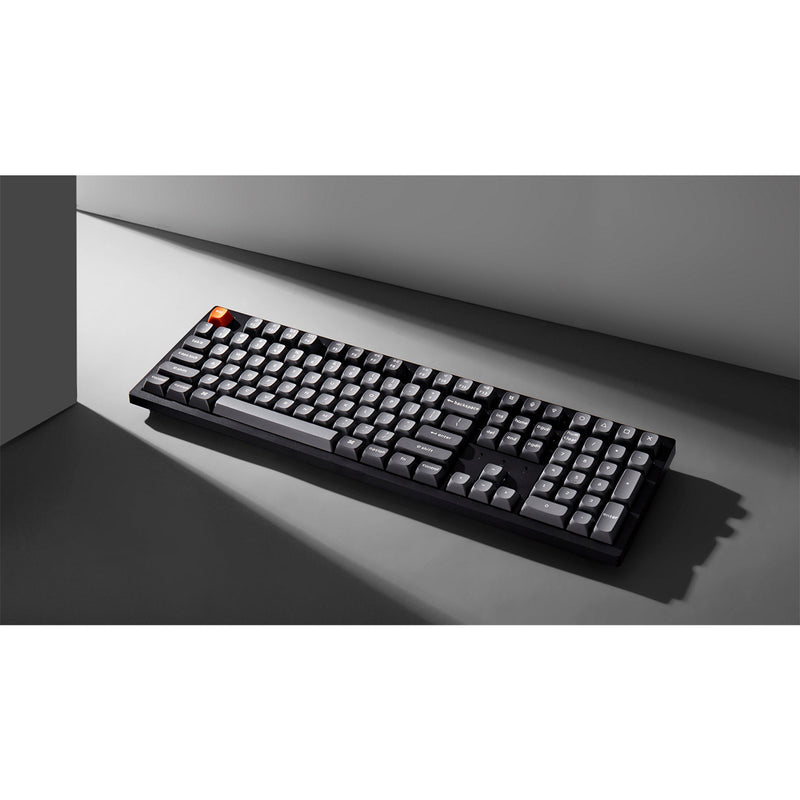 Keychron K10 Max QMK Fully Assembled RGB Backlight Hot-Swappable Full-Size Wireless Mechanical Keyboard - Black (Super Banana Switch, Super Brown Switch, Super Red Switch) (K10M-H4, K10M-H3, K10M-H1)