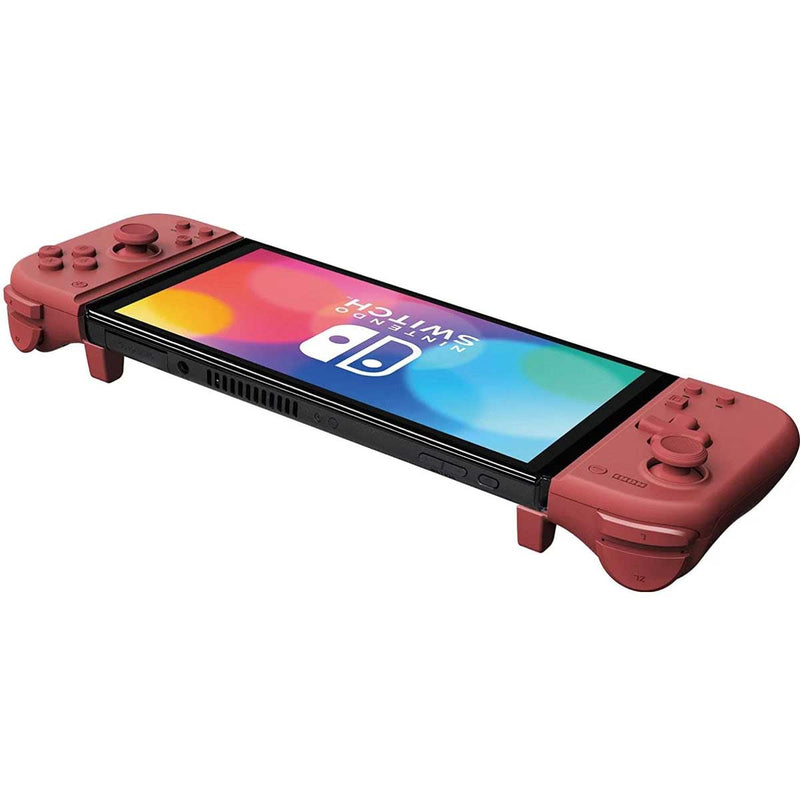 NSW Hori Grip Controller Fit For N-Switch / N-Switch OLED (Apricot Red) (NSW-398)