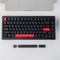 Keychron Lemokey X4 QMK Red Backlight 75% Wired Mechanical Gaming Keyboard - Black-Shine Through Keycap (Brown Switch) (X4-A3)