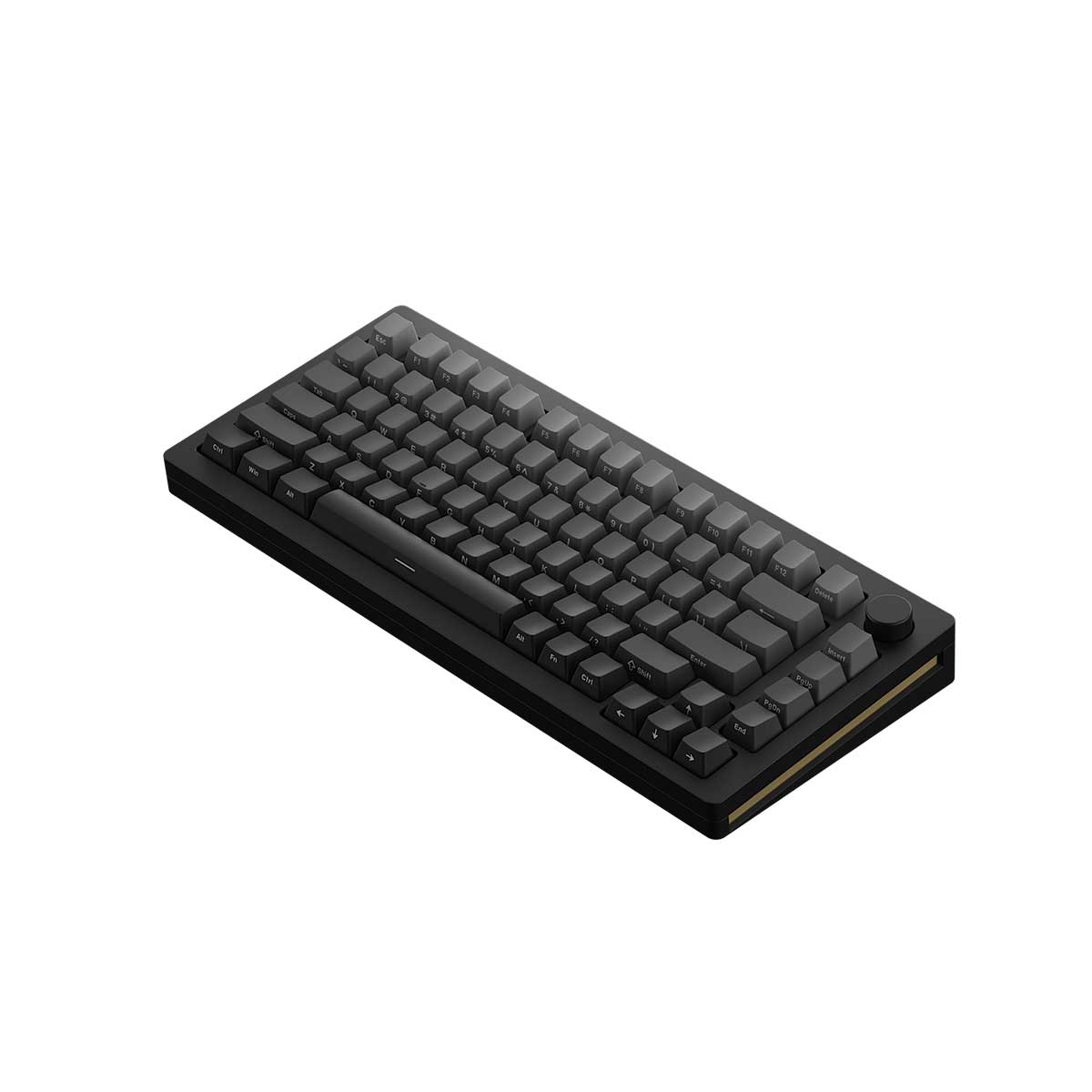 Monsgeek M1W Multi-Mode RGB Hot-Swappable Mechanical Keyboard Black (Akko v3 Piano Pro)