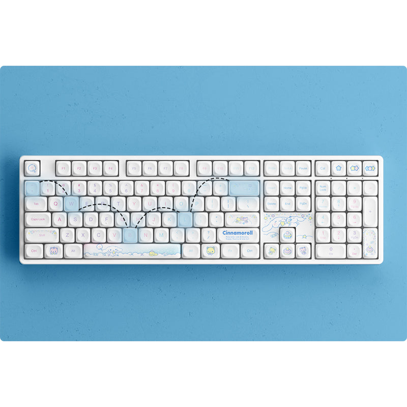 Akko Cinnamoroll Star 5108B Plus Multi-Mode RGB Hot-Swappable Mechanical Keyboard (Akko V3 Piano Pro Switch)