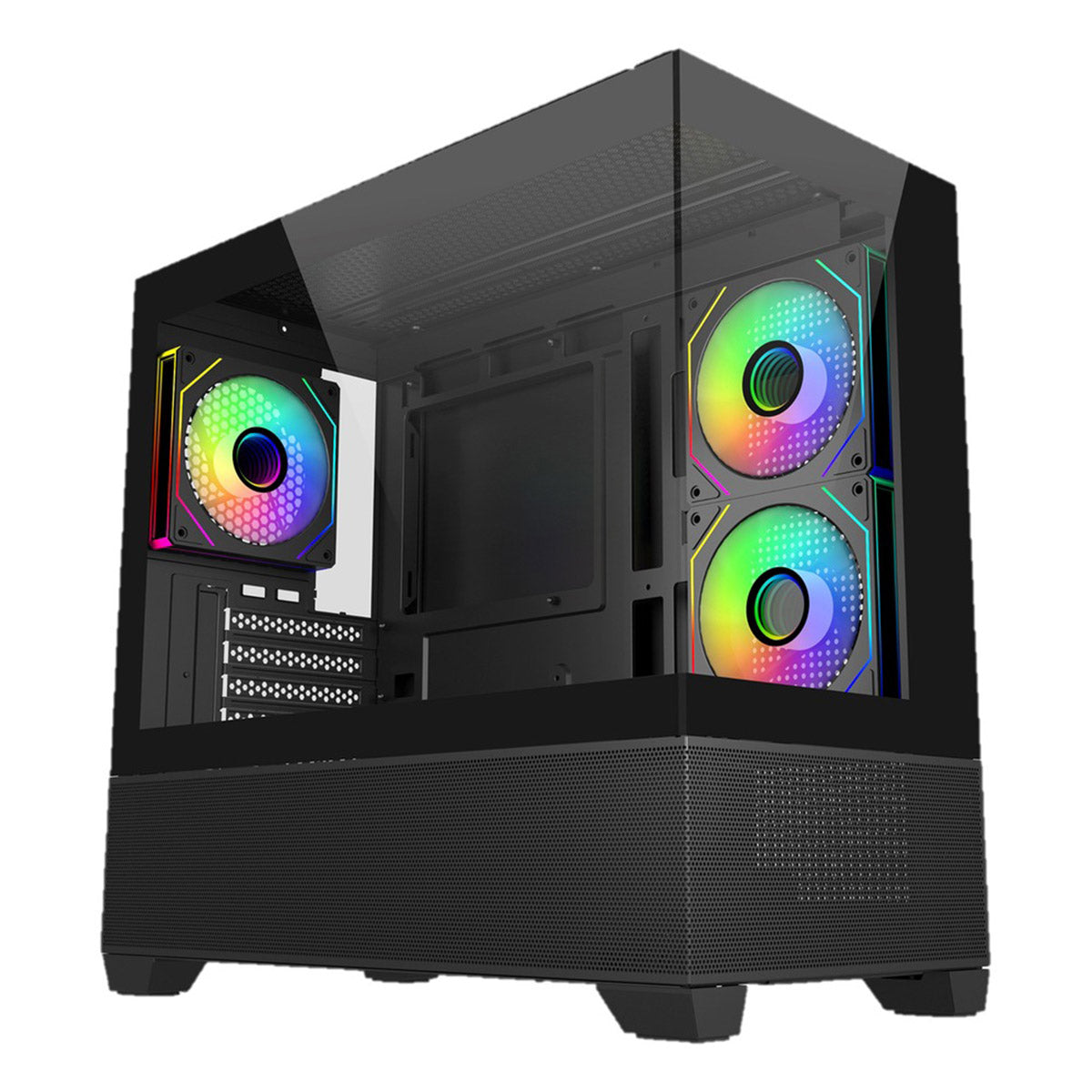 Cooler Master Elite 490 Tempered Glass mATX Case | DataBlitz