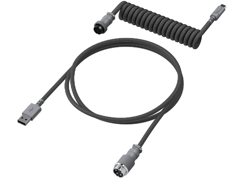 HyperX USB-C Coiled Cable (Gray) (6J678AA)