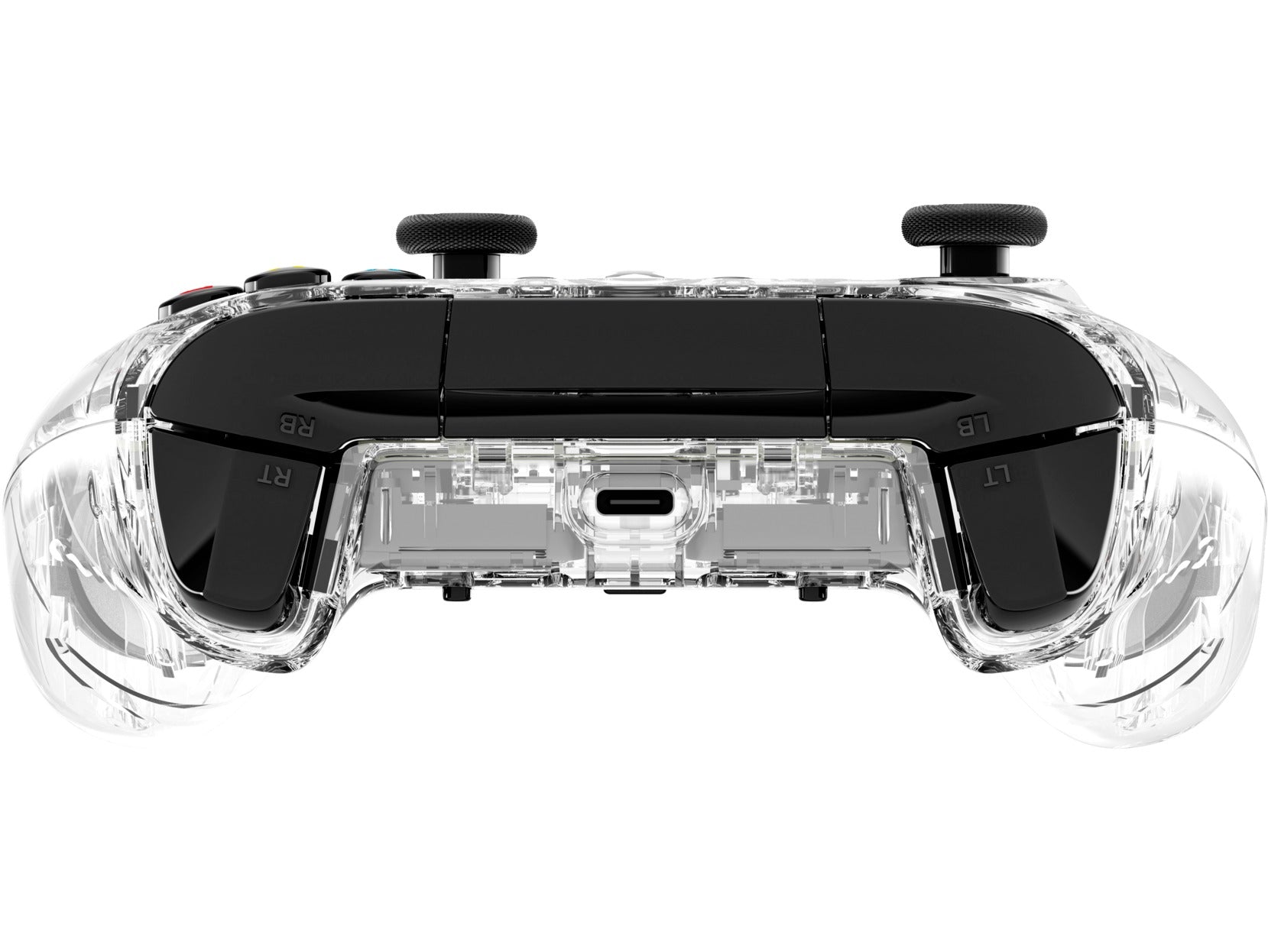 HyperX Clutch Gladiate RGB Wired Gaming Controller w/ Full Body RGB Lighting for Xbox (Clear)