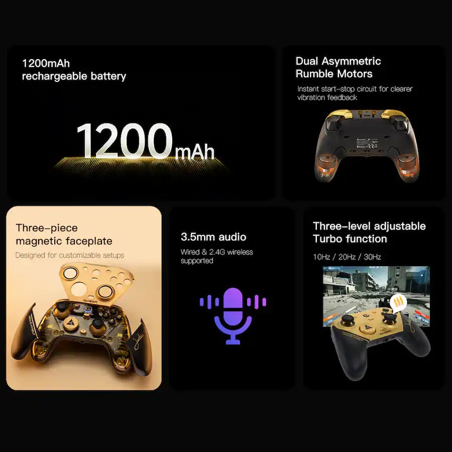 GameSir G7 Pro 8K PC Wireless eSports Gaming Controller (Champion Ed)