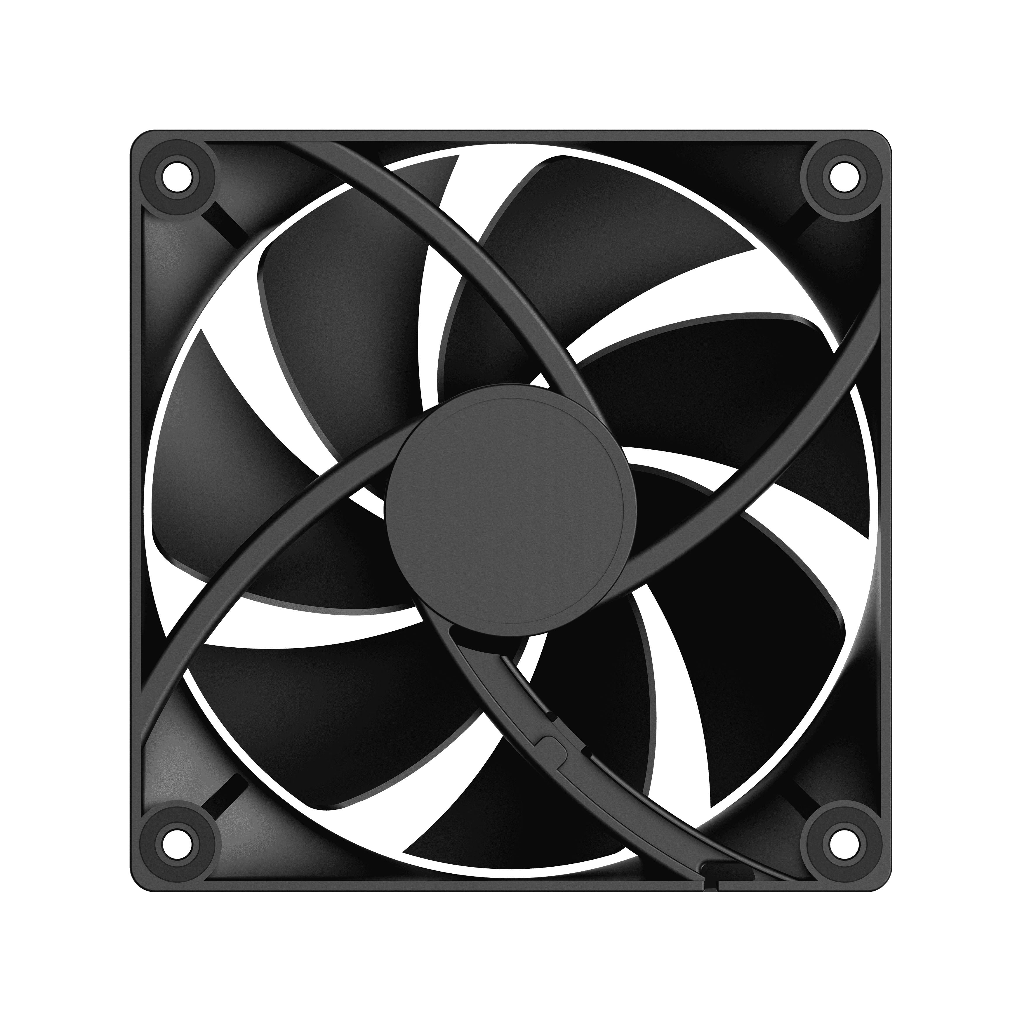 Ocypus Delta F12 120mm PWM Performance Fan (Black, White)