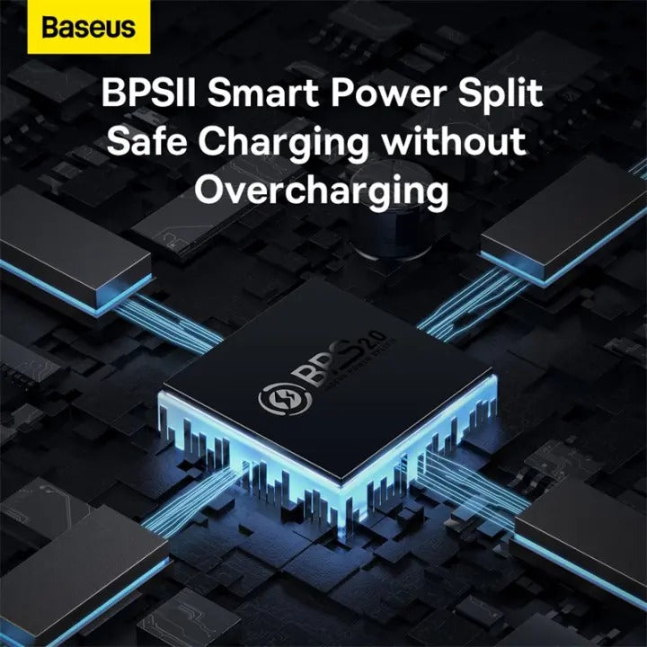 Baseus GaN5 Pro Fast Charger 2C+U 65W US (Black) (CCGP120101)
