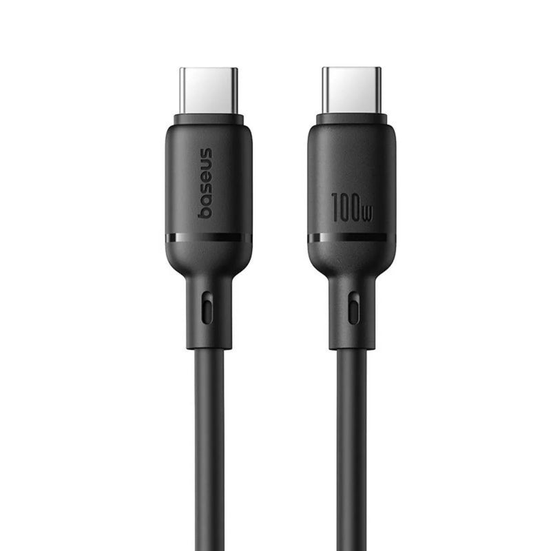Baseus Silky Series Fast Charging Cable USB-C to USB-C 100W 2M (Cluster Black) (P10377704113-01)