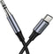 UGreen Type C Male To 3.5mm Audio Cable - 1M (Deep Gray) (AV143/30633)