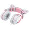 Onikuma X10 Cat Wired Professional Gaming Headset with Noise Cancellation Microphone (White Pink)
