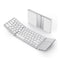 SODI B077T 65 Keys Wireless Foldable Keyboard with Touchpad (Silver)