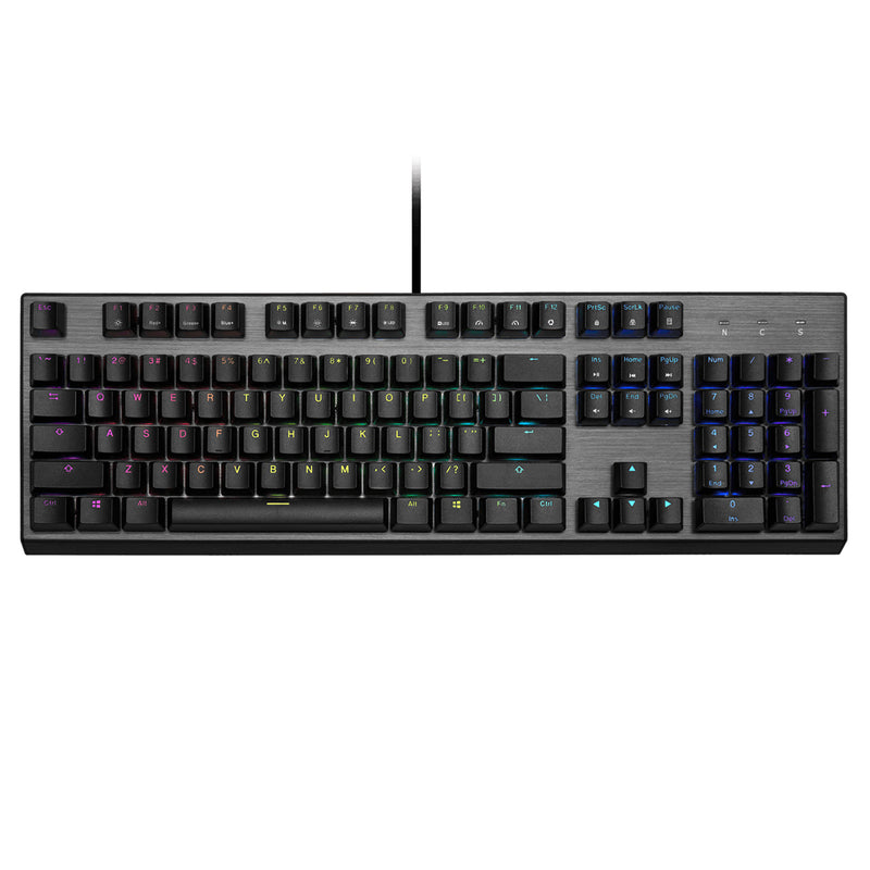 COOLER MASTER CK350 RGB MECHANICAL GAMING KEYBOARD (BROWN TACTILE) - DataBlitz