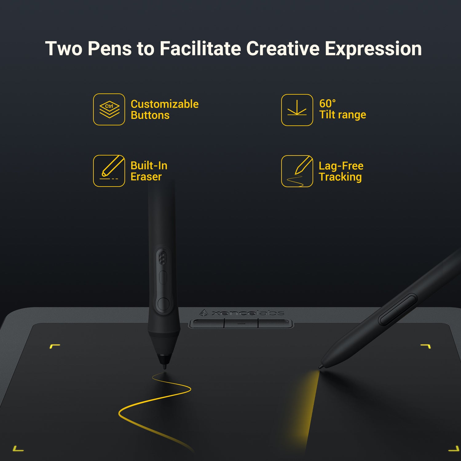 Xencelabs Pen Tablet Small (Carbon Black) (BPH0812W-A) - DataBlitz