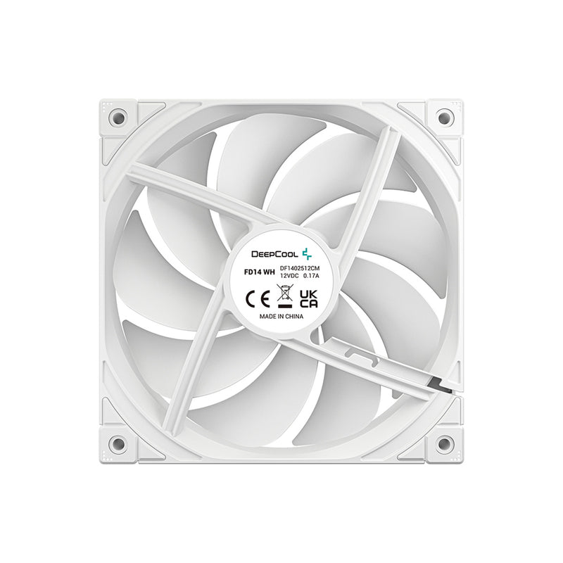 DeepCool FD14 140mm Performance Fan (Black, White) (R-FD14-BKNPN1-G, R-FD14-WHNPN1-G)