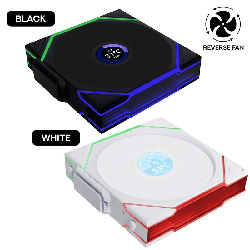 Lian Li Uni Fan TL Wireless LCD 120mm Reverse Blade Revolutionary ARGB Single Fan