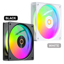 Ocypus Gamma F12 Elite ARGB Reverse Blade 120mm PWM Fan with Transparent Frame | DataBlitz
