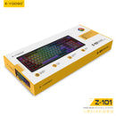E-Yooso Z-101 RGB 101 Keys Tri-Mode Hot-Swappable Mechanical Keyboard White/Pink/Purple
