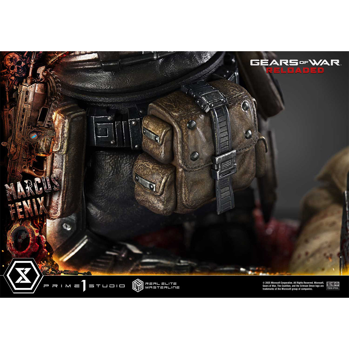 Real Elite Masterline Gears of War: Reloaded Marcus Fenix | DataBlitz
