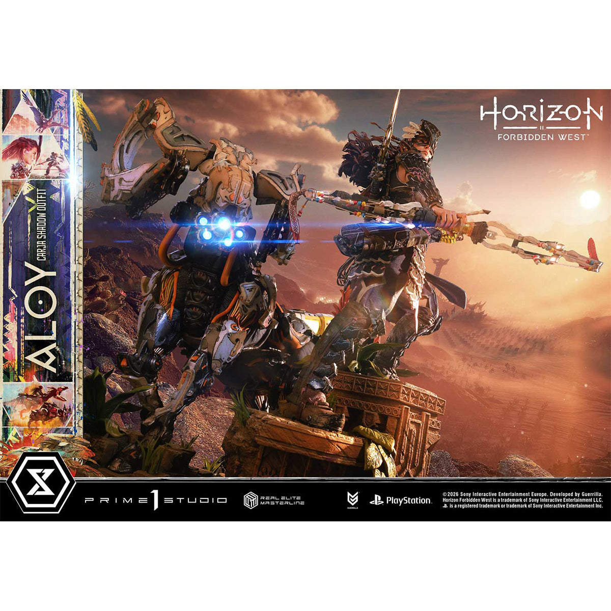 Real Elite Masterline Horizon Forbidden West Aloy Carja Shadow Outfit