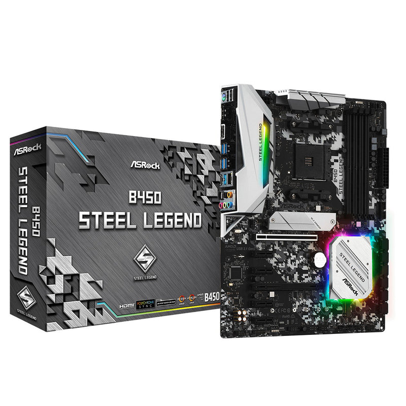 Asrock B450 Steel Legend DDR4 Motherboard
