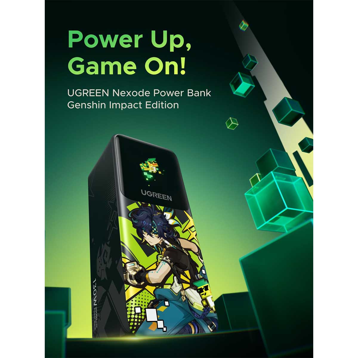 Ugreen Nexode 20000mAh 130W Fast Charging Power Bank Genshin Impact Ed. (PB721/35524GI)