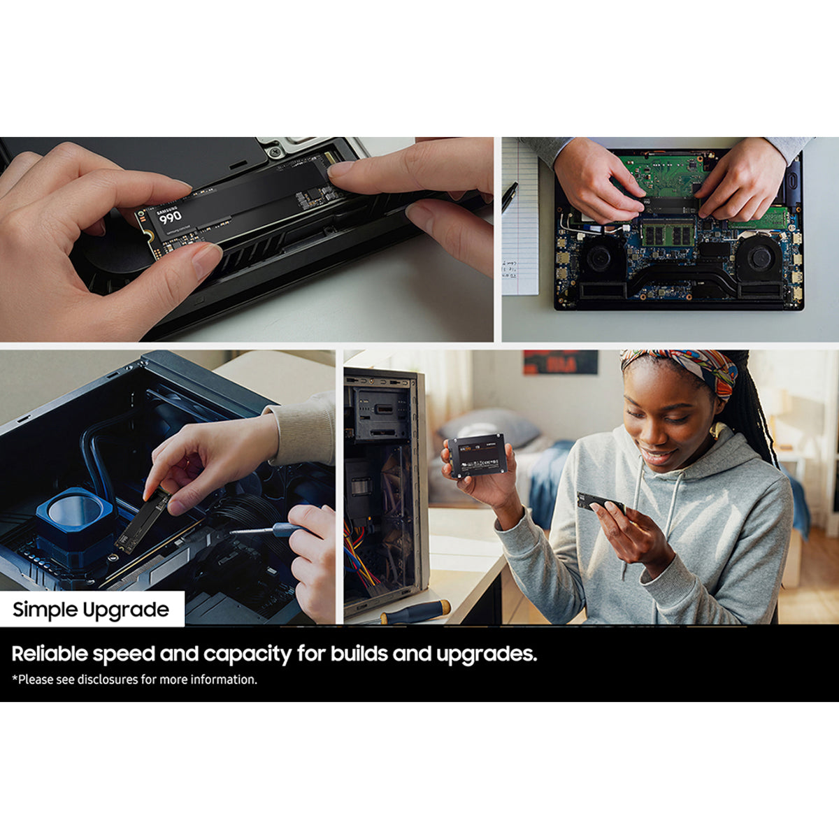 Samsung 990 2TB PCIe 4.0 x4 NVMe M.2 SSD (MZ-V9V2T0BW)