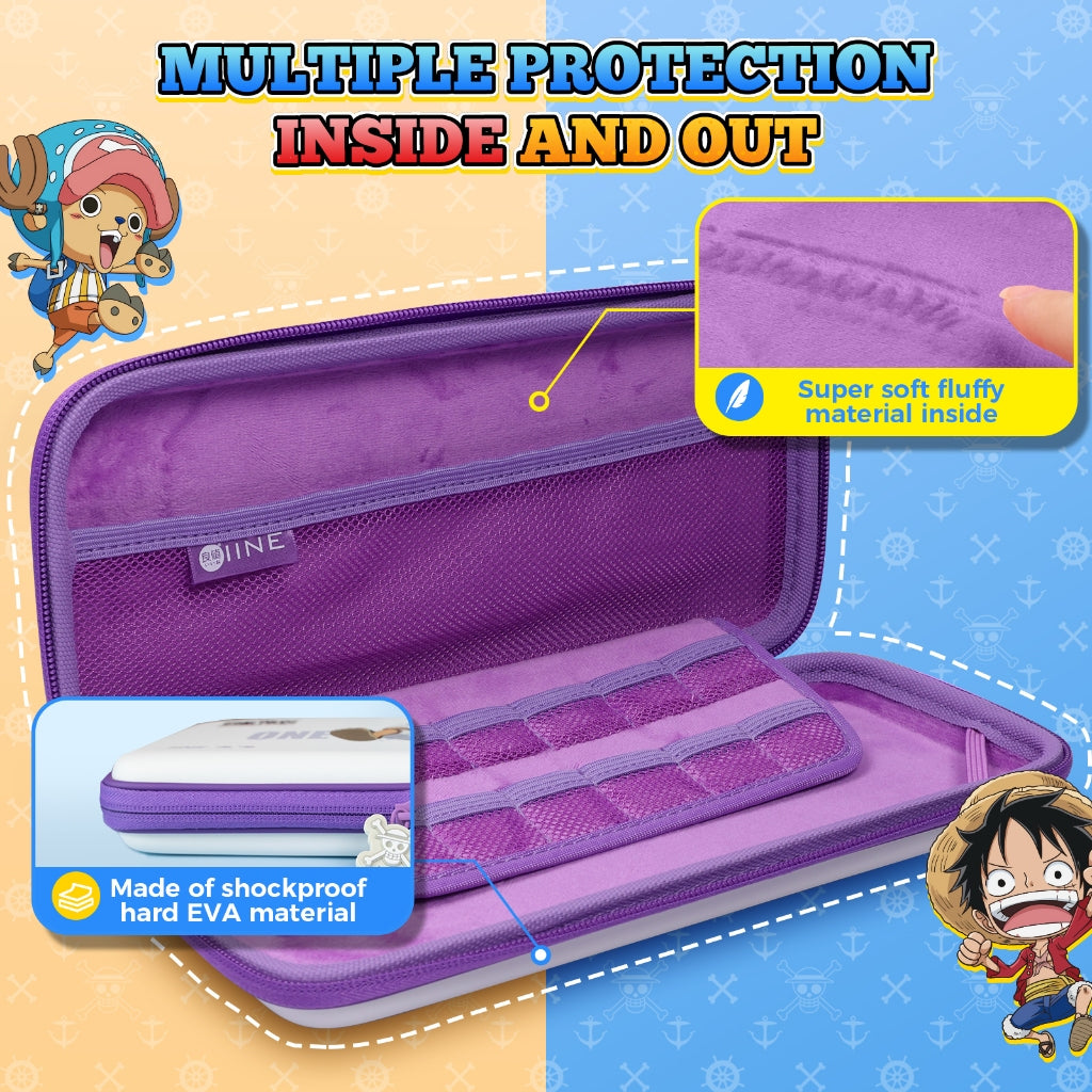 IINE One Piece Luffy & Chopper EVA Storage Bag for Switch/ Switch OLED (Blue) (L925) | DataBlitz