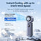 Baseus GoTrip DT1 High-Speed Foldable Handheld Fan (Space Grey) (C10272301813-00)
