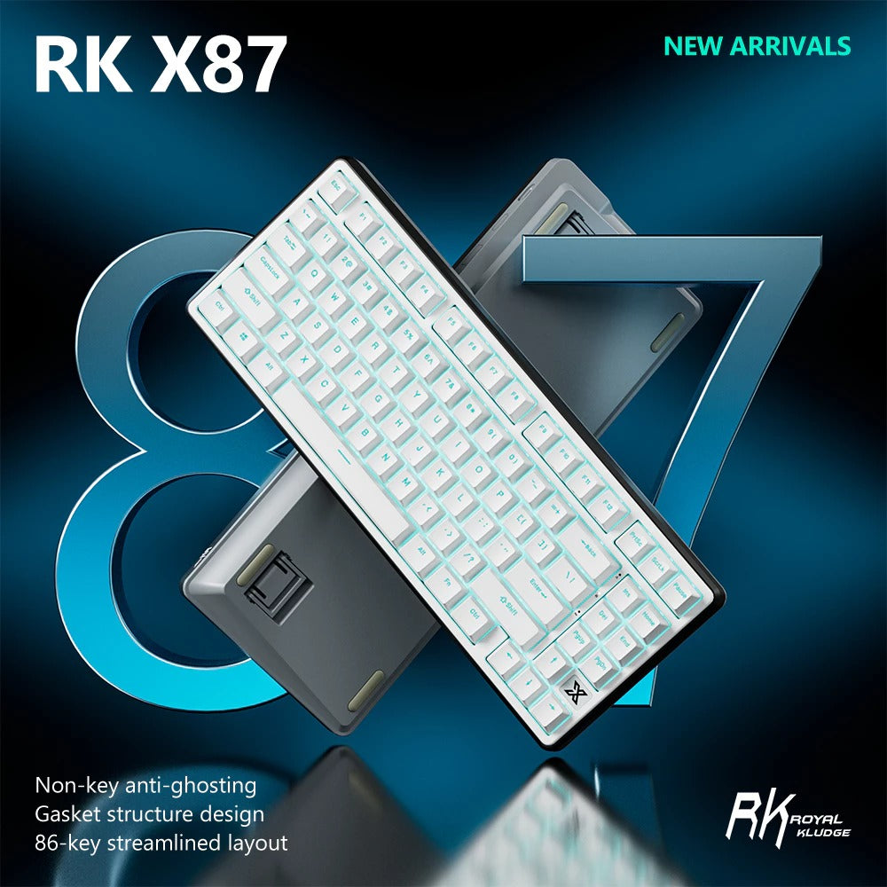 Royal Kludge RK X87 Single-Mode RGB Hot Swappable Mechanical Keyboard