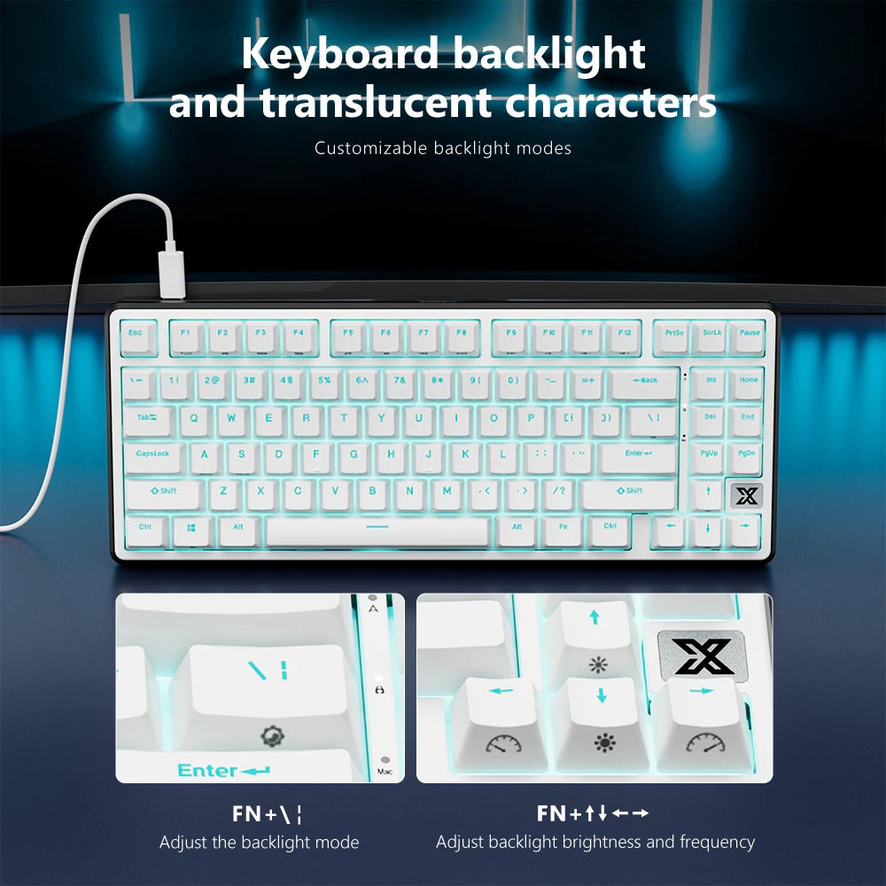 Royal Kludge RK X87 Single-Mode RGB Hot Swappable Mechanical Keyboard