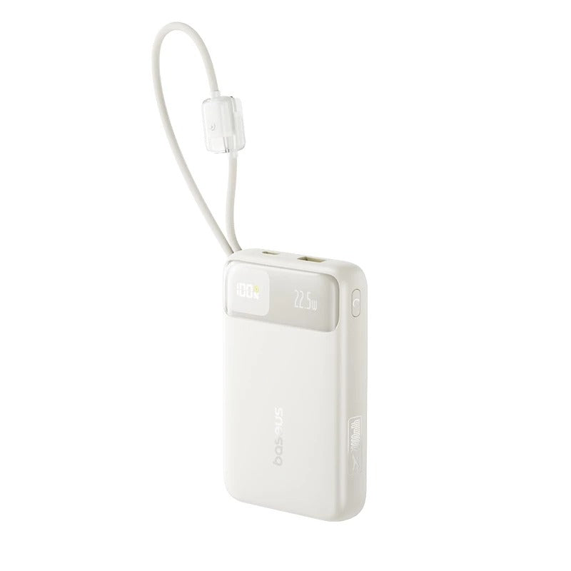 Baseus EnerFill FC11 Digital Display Power Bank with Dual Built-in Cables 20000mAh 22.5W