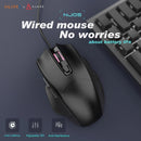 Ajazz NJ05 Wired Gaming Mouse (Black)