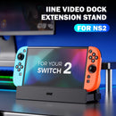 IINE Video Dock Extension Stand for Nintendo Switch 2 (Black) (L1216)