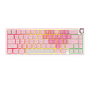 Royal Kludge R65 Single-Mode RGB 66 Keys Hot-Swappable Mechanical Keyboard Pink Melody (Cream Switch)