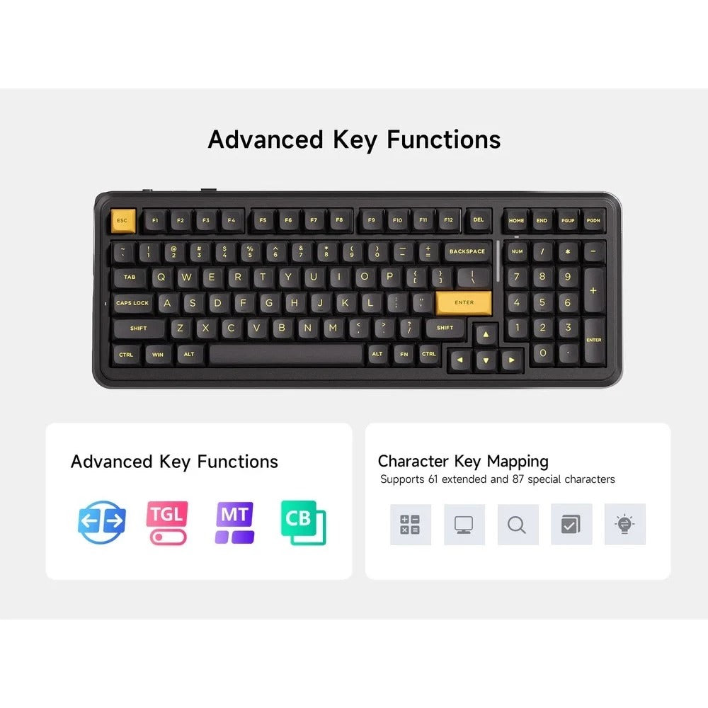MCHOSE K99 V3 RGB Tri-Mode Hot-Swappable Mechanical Keyboard