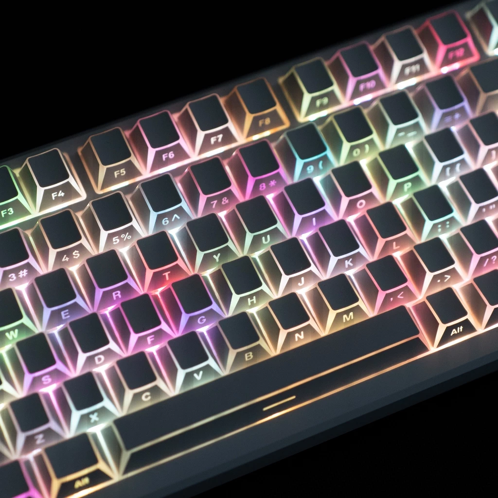 Royal Kludge RK-M75 HE RGB 81 Keys Hot-Swappable Mechanical Keyboard Frame Aurora (Mint Switch)