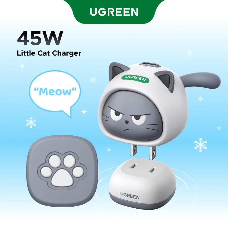 Ugreen Uno 45W USB-C GaN Fast Charger (Cat Design) (X640/85691B)