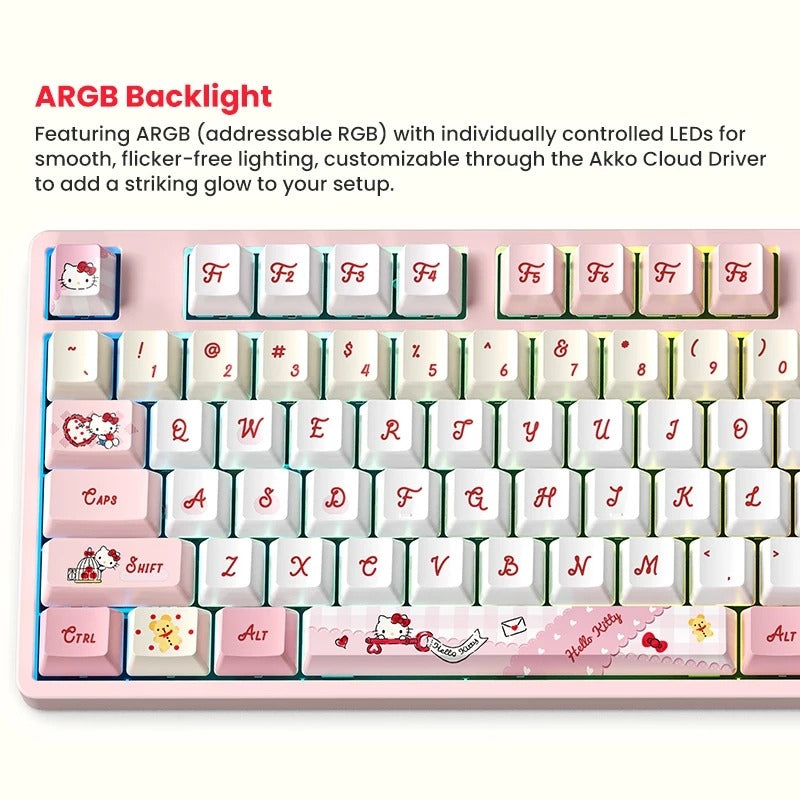 Akko Hello Kitty 5108 V5 Multi-Mode RGB Mechanical Keyboard