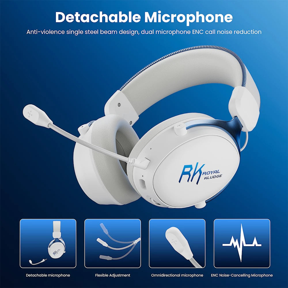 Royal Kludge RK HG105 Quad-Mode Gaming Headphone | Datablitz