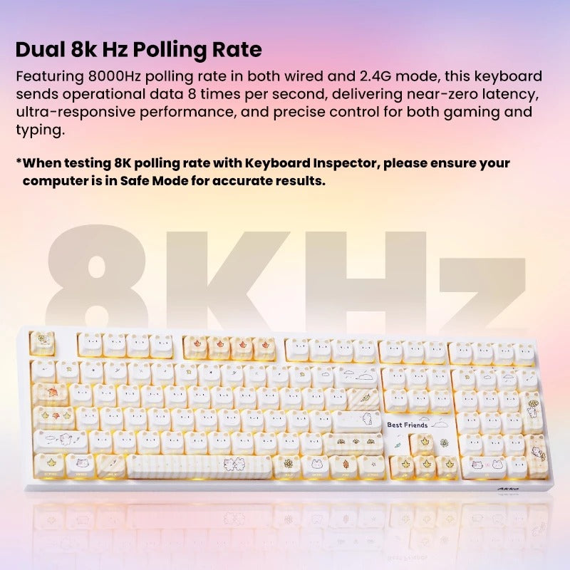 Akko Shiny Kitten 5108 V5 RGB Mechanical Keyboard (Pink)