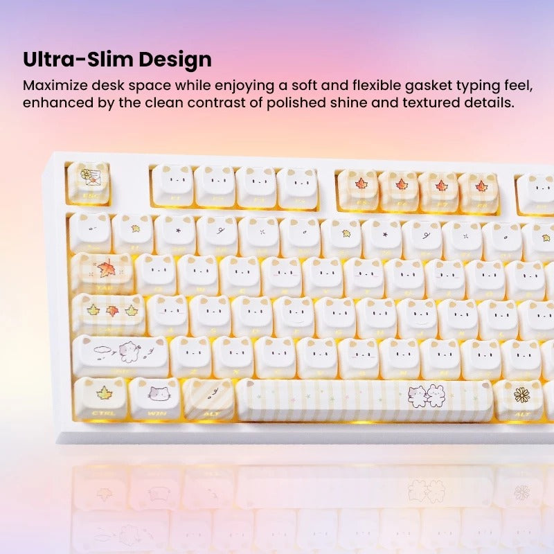 Akko Shiny Kitten 5108 V5 RGB Mechanical Keyboard (Pink)