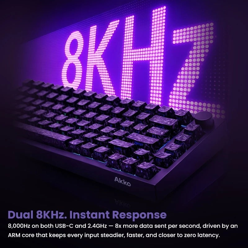 Akko 5075 V5 TMR ARGB Hot-Swap Magnetic Keyboard (Black)